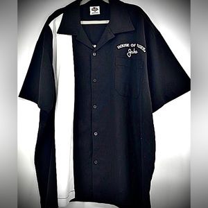 The Blues Btothers- Vintage 90’s Y2K- oversized men’s shirt button front